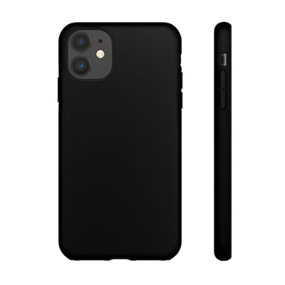 Black Phone Case - for Apple, Samsung, and Google Phones