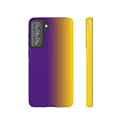 Ombre Purple and Gold Phone Case - for Apple, Samsung, and Google Phones