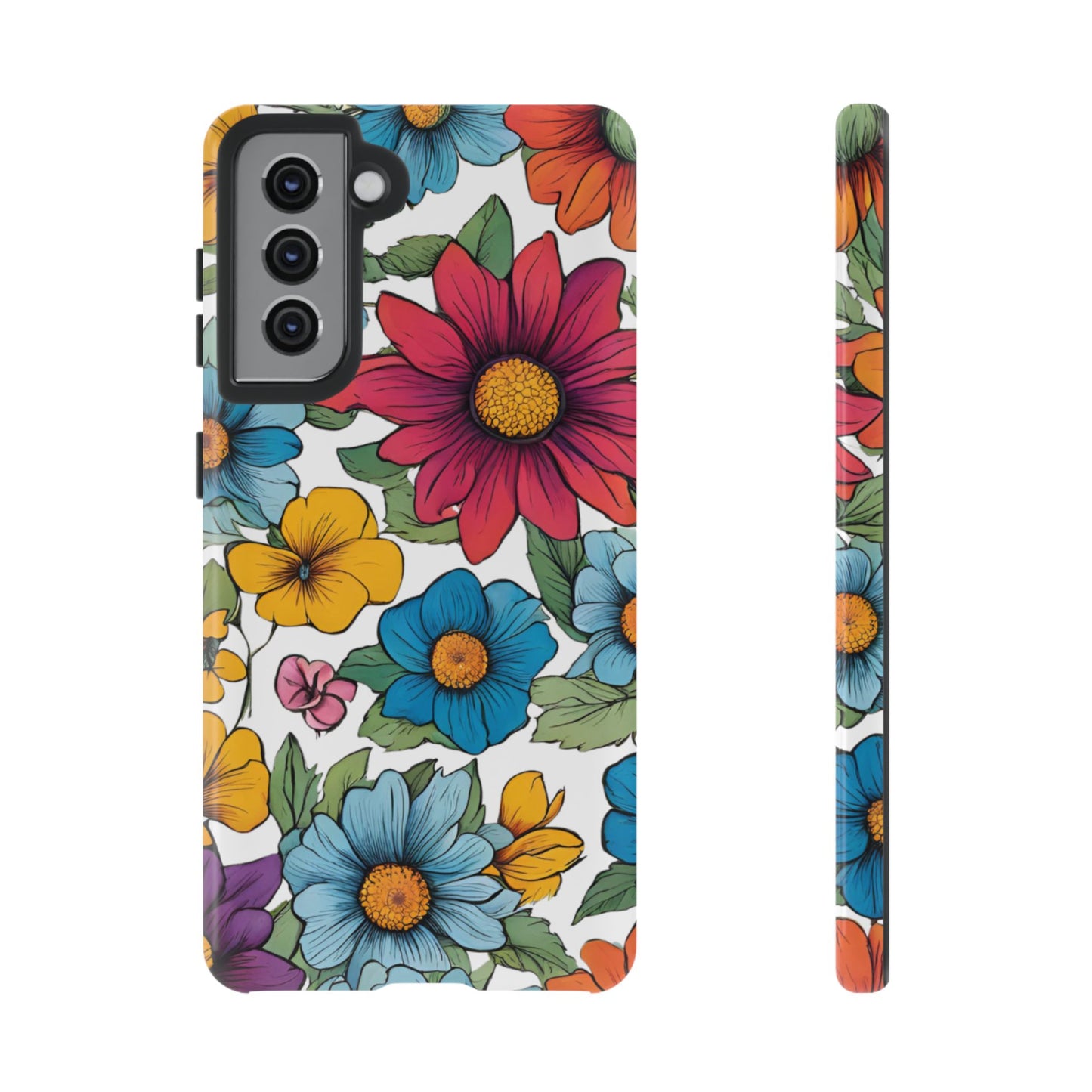 Floral Phone Case - for Apple, Samsung, and Google Phones