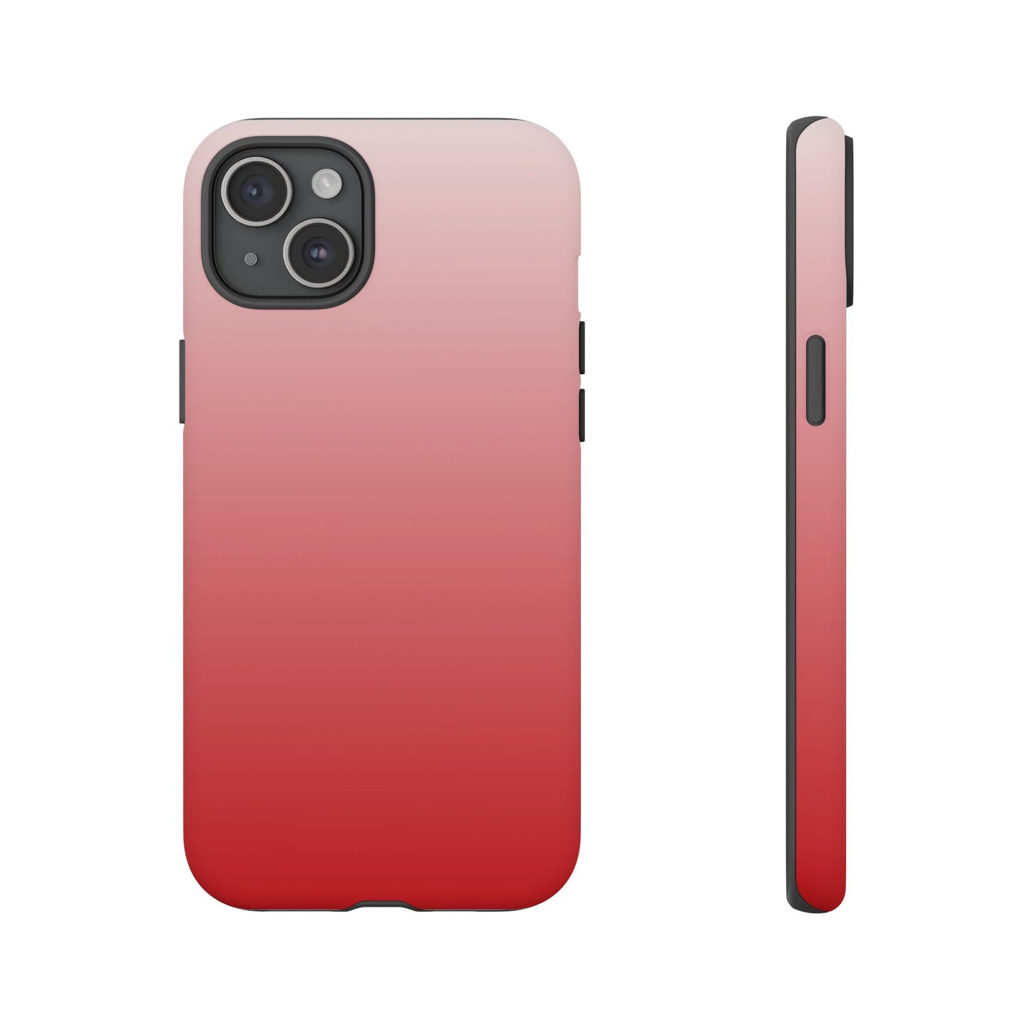 Ombre Crimson and Cream Phone Case - for Apple, Samsung, and Google Phones