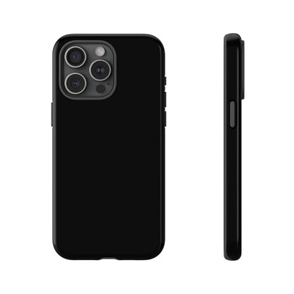 Black Phone Case - for Apple, Samsung, and Google Phones