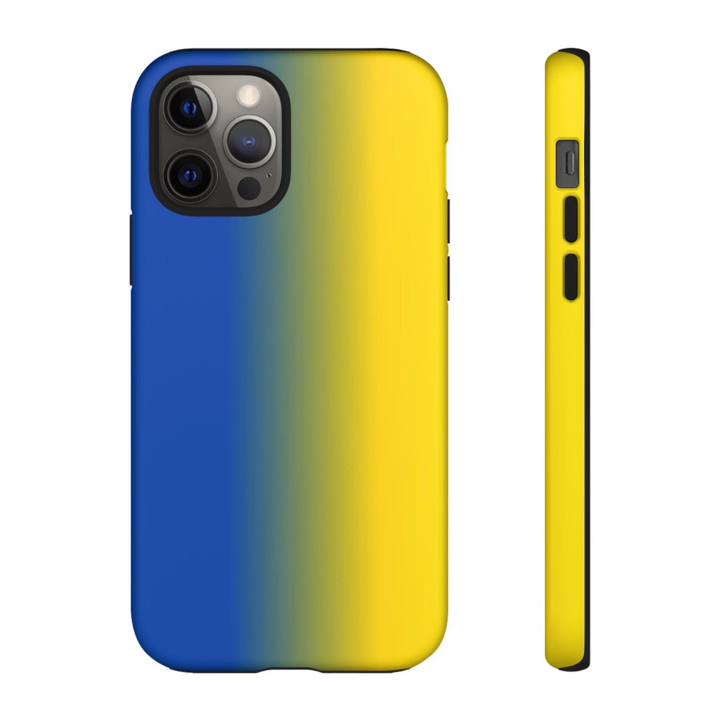 Ombre Blue and Gold Phone Case - for Apple, Samsung, and Google Phones