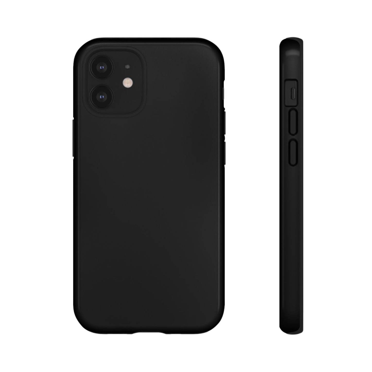 Black Phone Case - for Apple, Samsung, and Google Phones