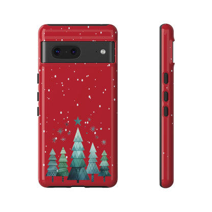 Christmas Pines Phone Case - for Apple, Samsung, and Google Phones