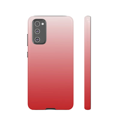 Ombre Crimson and Cream Phone Case - for Apple, Samsung, and Google Phones