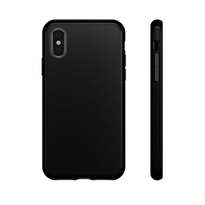 Black Phone Case - for Apple, Samsung, and Google Phones