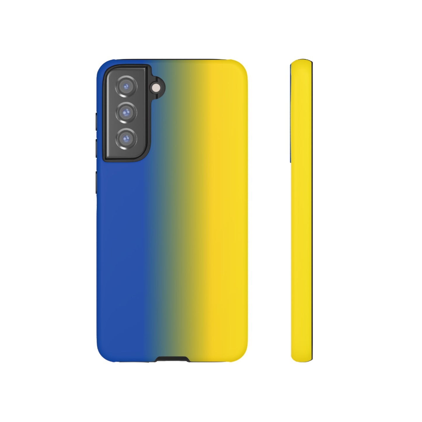 Ombre Blue and Gold Phone Case - for Apple, Samsung, and Google Phones