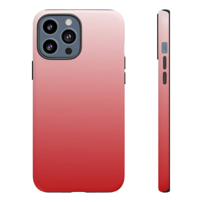 Ombre Crimson and Cream Phone Case - for Apple, Samsung, and Google Phones