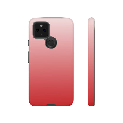 Ombre Crimson and Cream Phone Case - for Apple, Samsung, and Google Phones