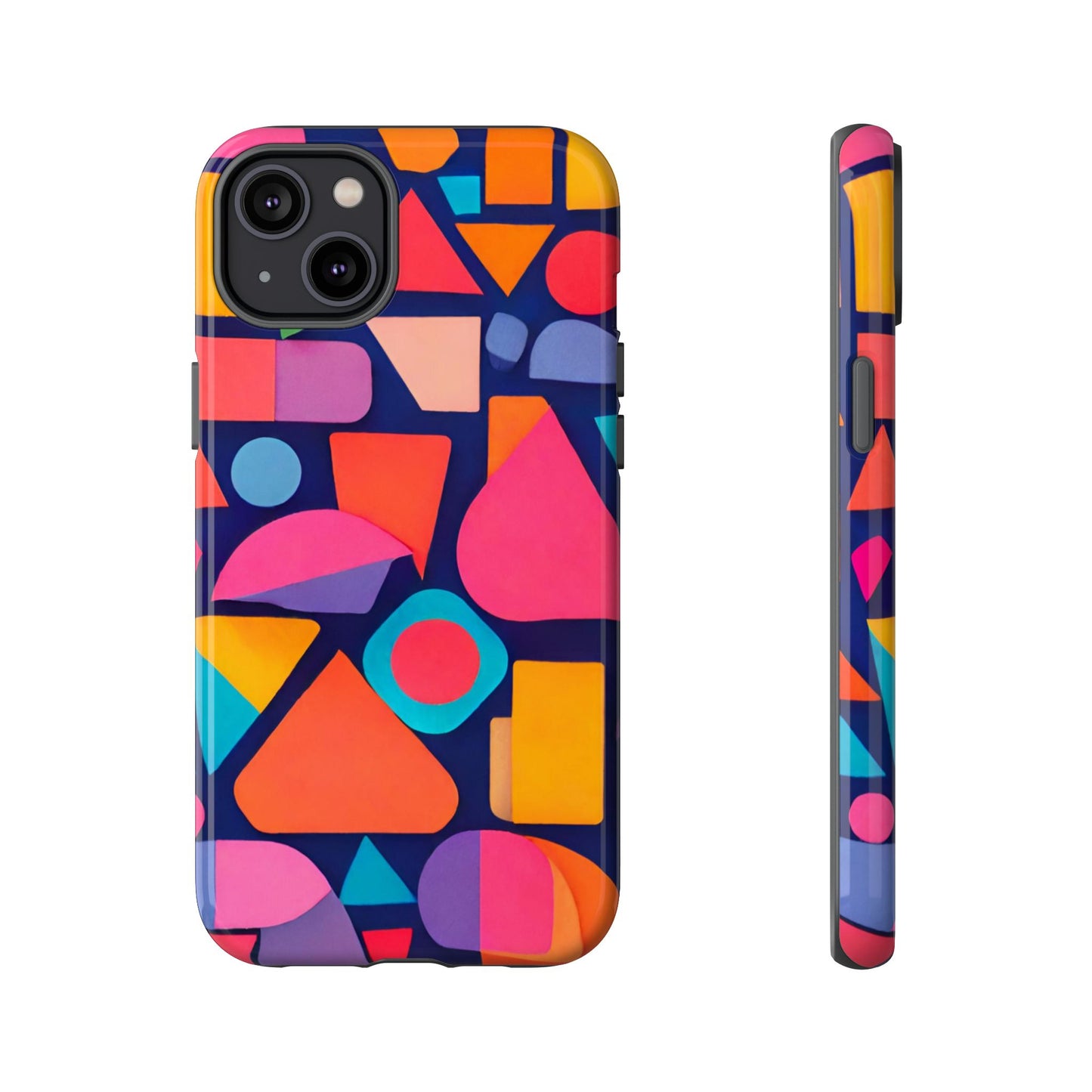 Abstract Geometric Shapes Phone Case - for Apple, Samsung, and Google Phones