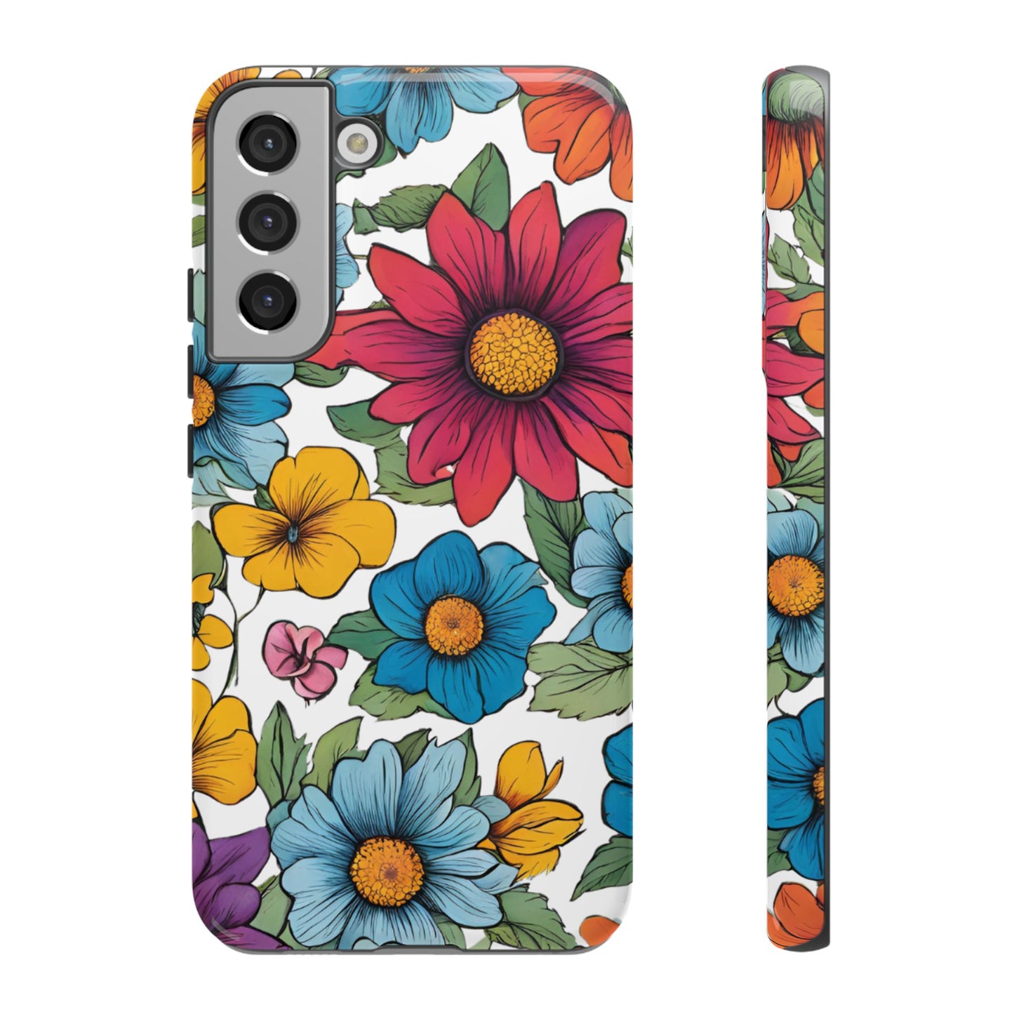 Floral Phone Case - for Apple, Samsung, and Google Phones