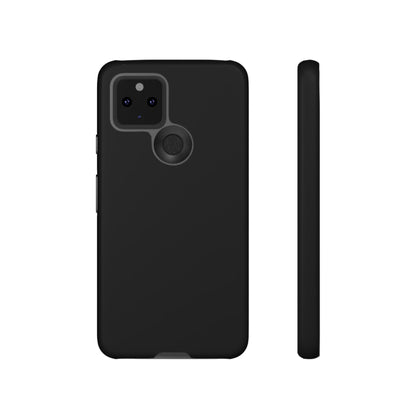 Black Phone Case - for Apple, Samsung, and Google Phones