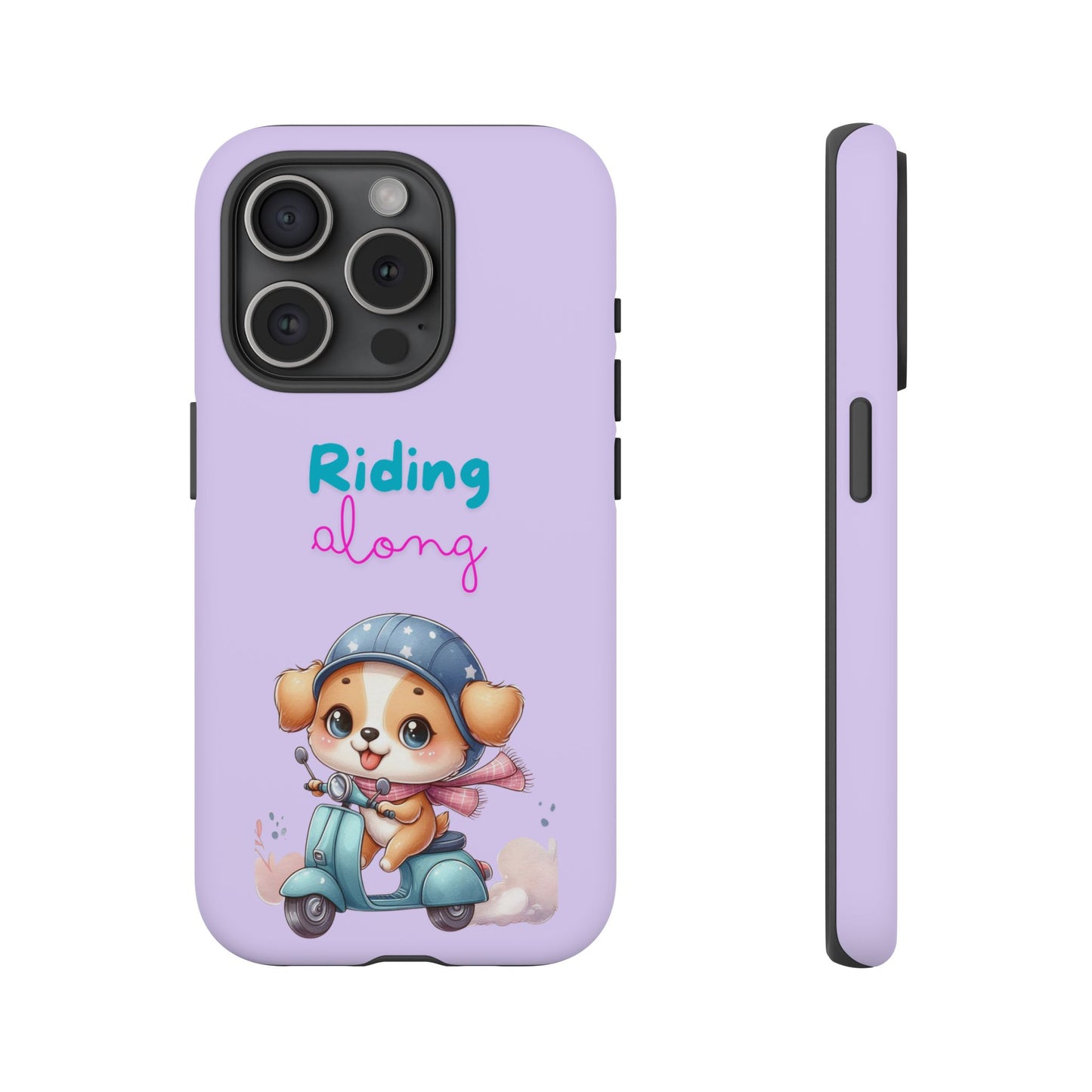 Purple Puppy Phone Case - for Apple, Samsung, and Google Phones