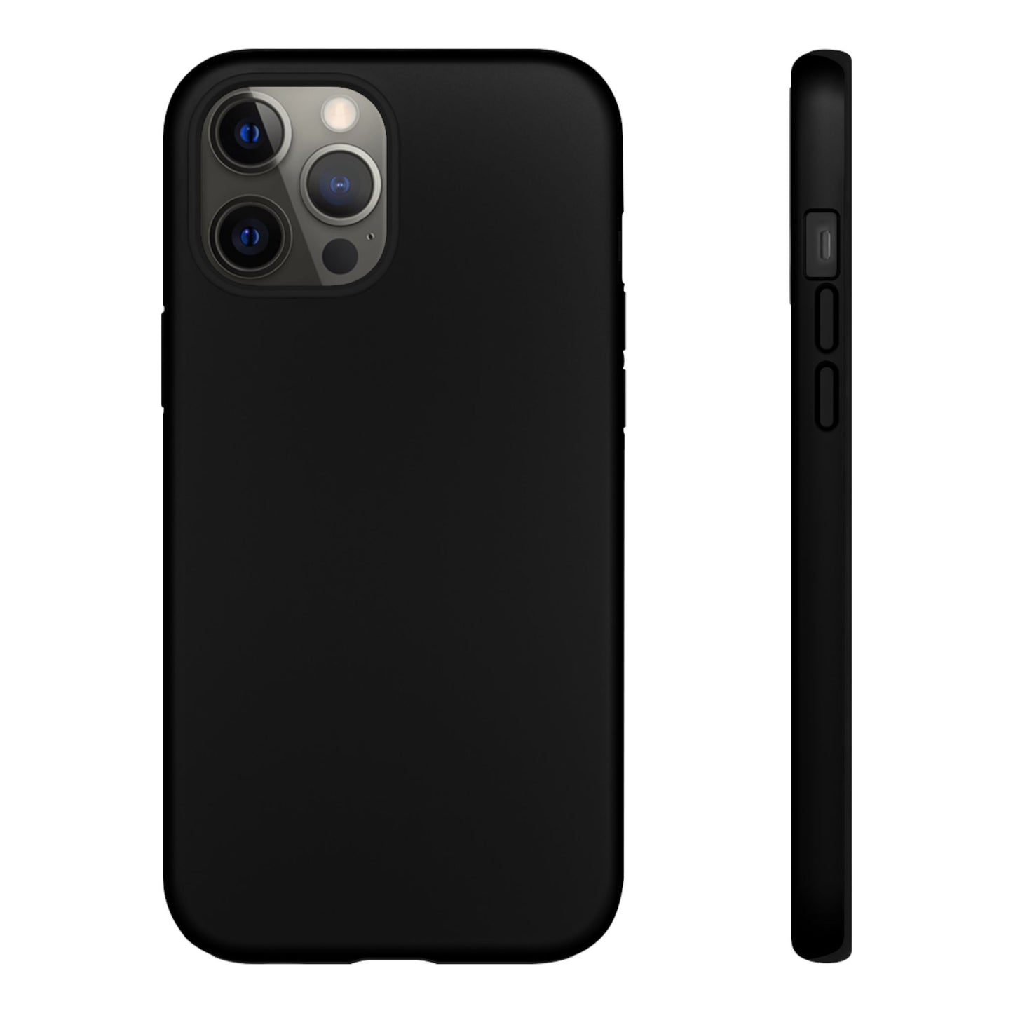 Black Phone Case - for Apple, Samsung, and Google Phones