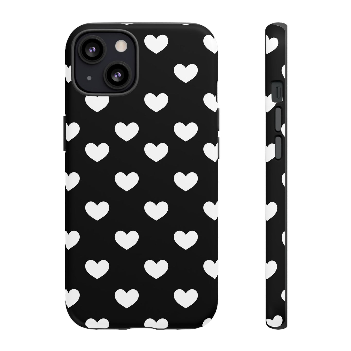 White Heart Phone Case - for Apple, Samsung, and Google Phones