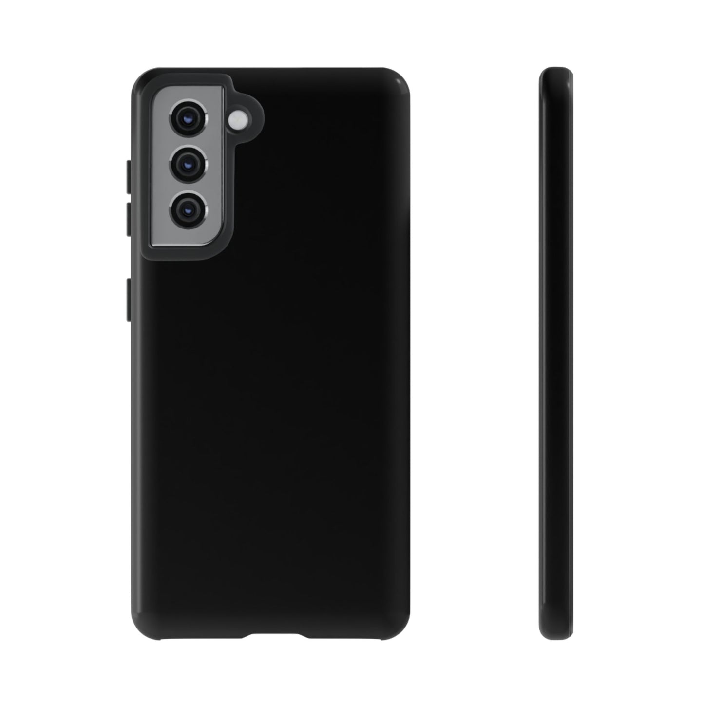 Black Phone Case - for Apple, Samsung, and Google Phones