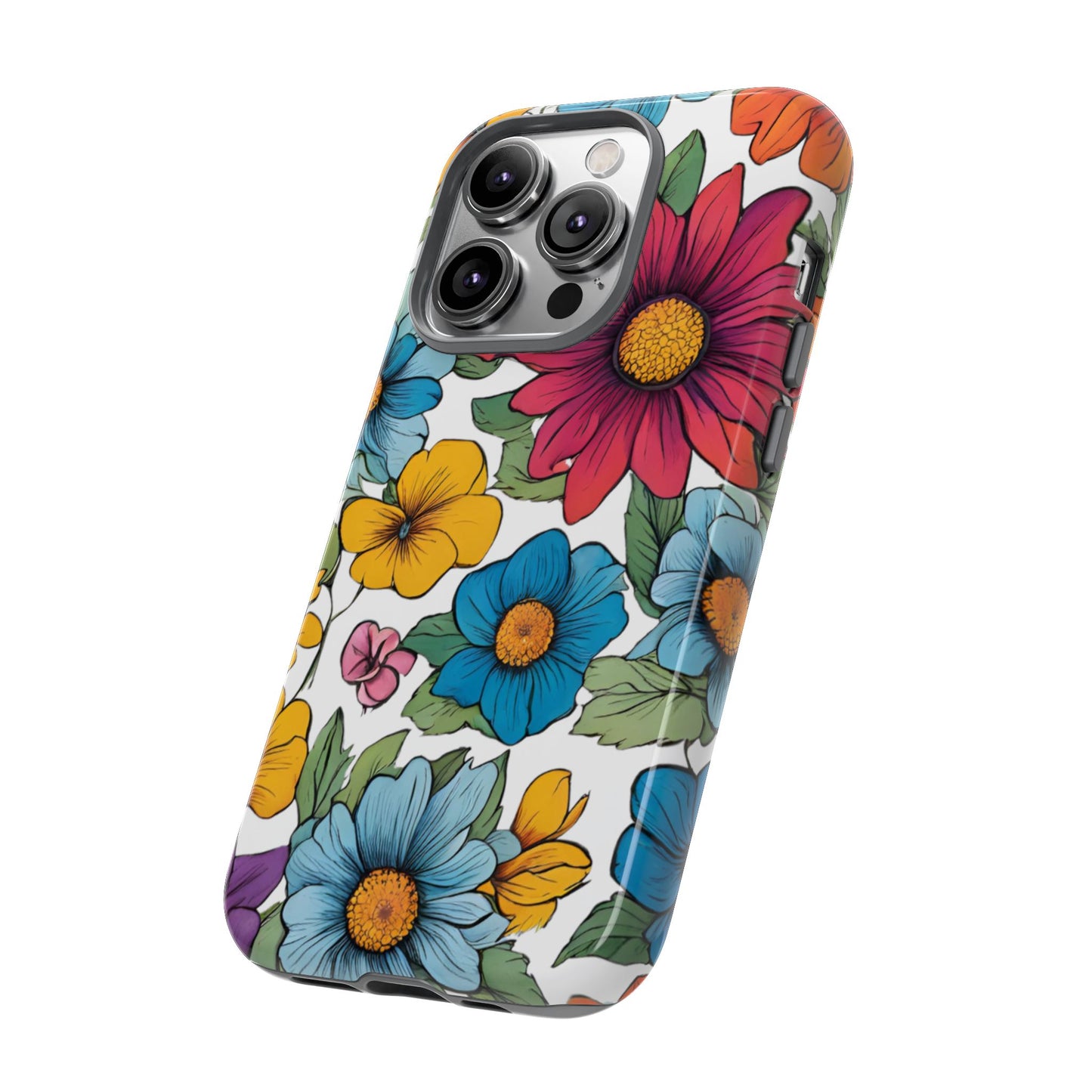 Floral Phone Case - for Apple, Samsung, and Google Phones