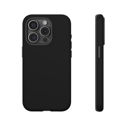 Black Phone Case - for Apple, Samsung, and Google Phones