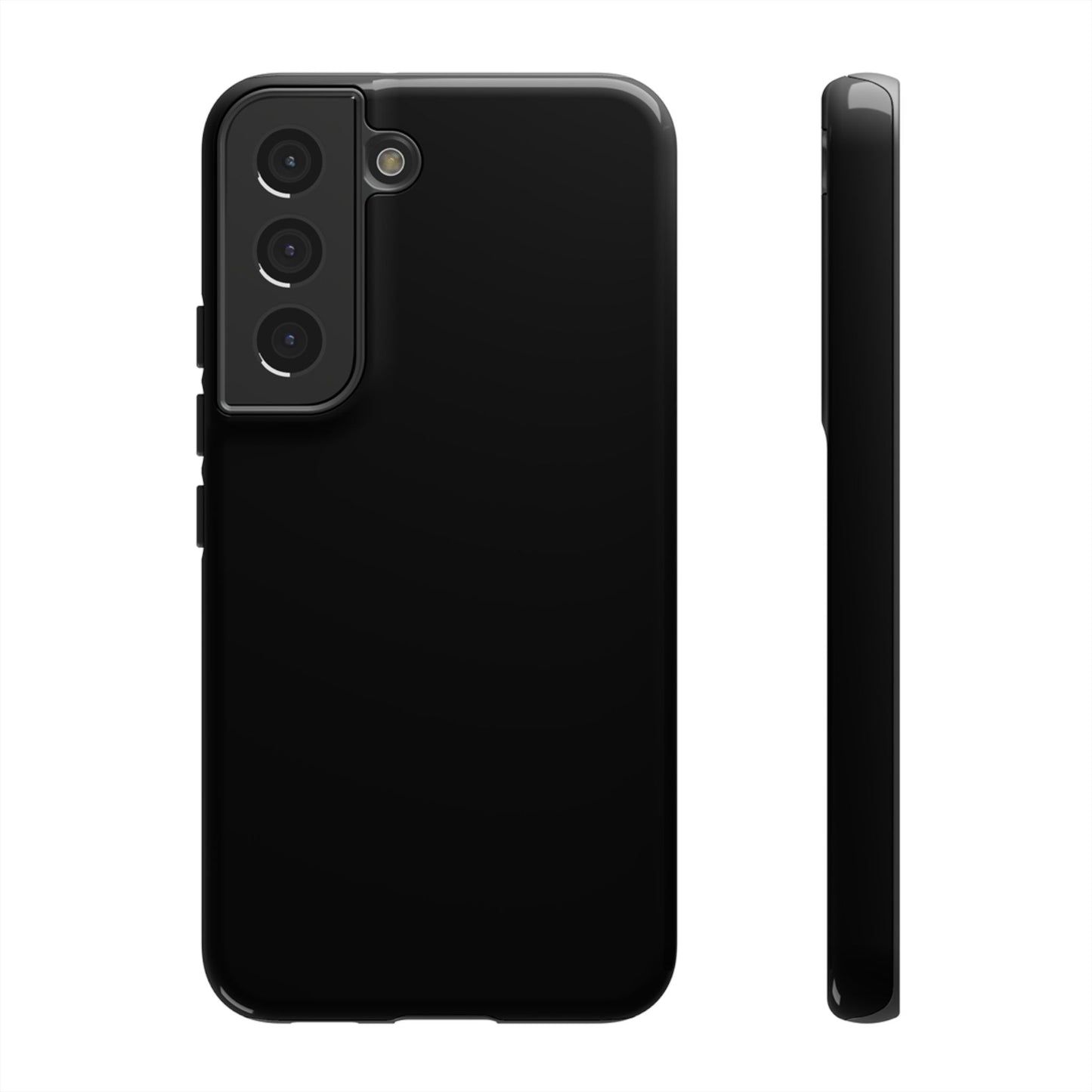 Black Phone Case - for Apple, Samsung, and Google Phones