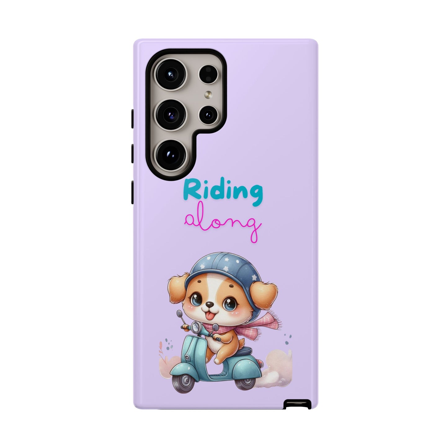 Purple Puppy Phone Case - for Apple, Samsung, and Google Phones