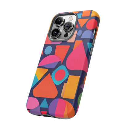 Abstract Geometric Shapes Phone Case - for Apple, Samsung, and Google Phones