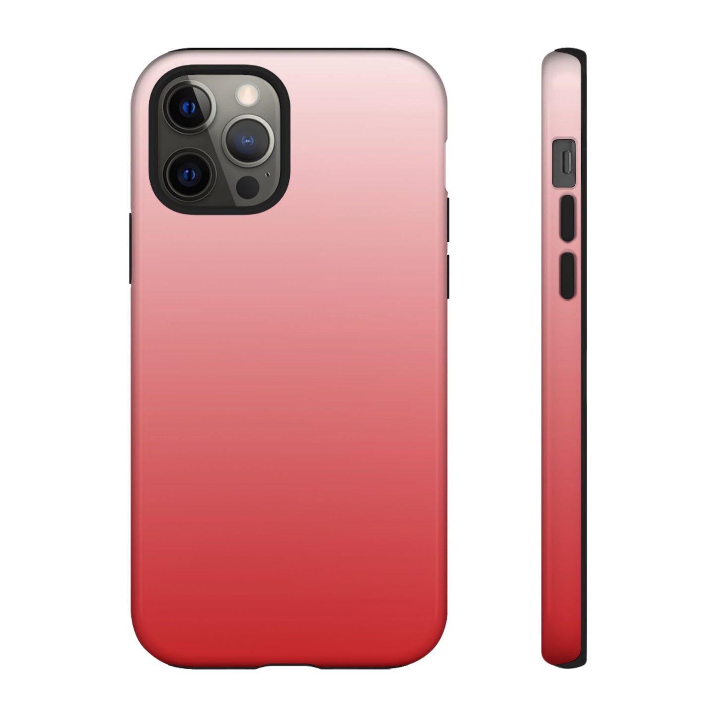 Ombre Crimson and Cream Phone Case - for Apple, Samsung, and Google Phones