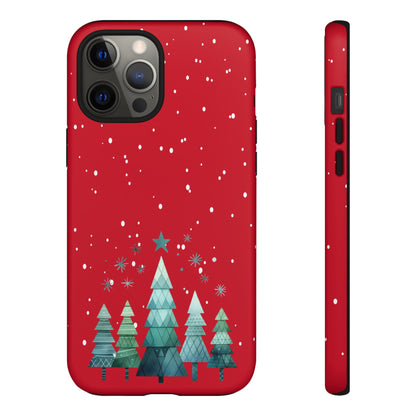 Christmas Pines Phone Case - for Apple, Samsung, and Google Phones