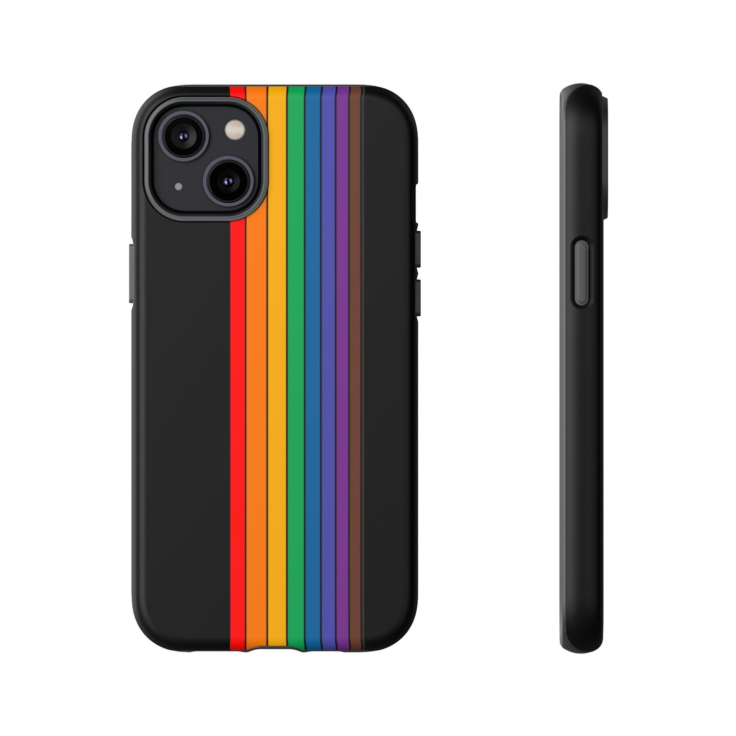 Rainbow Stripe Phone Case - for Apple, Samsung, and Google Phones