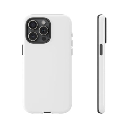 White Phone Case - for Apple, Samsung, and Google Phones