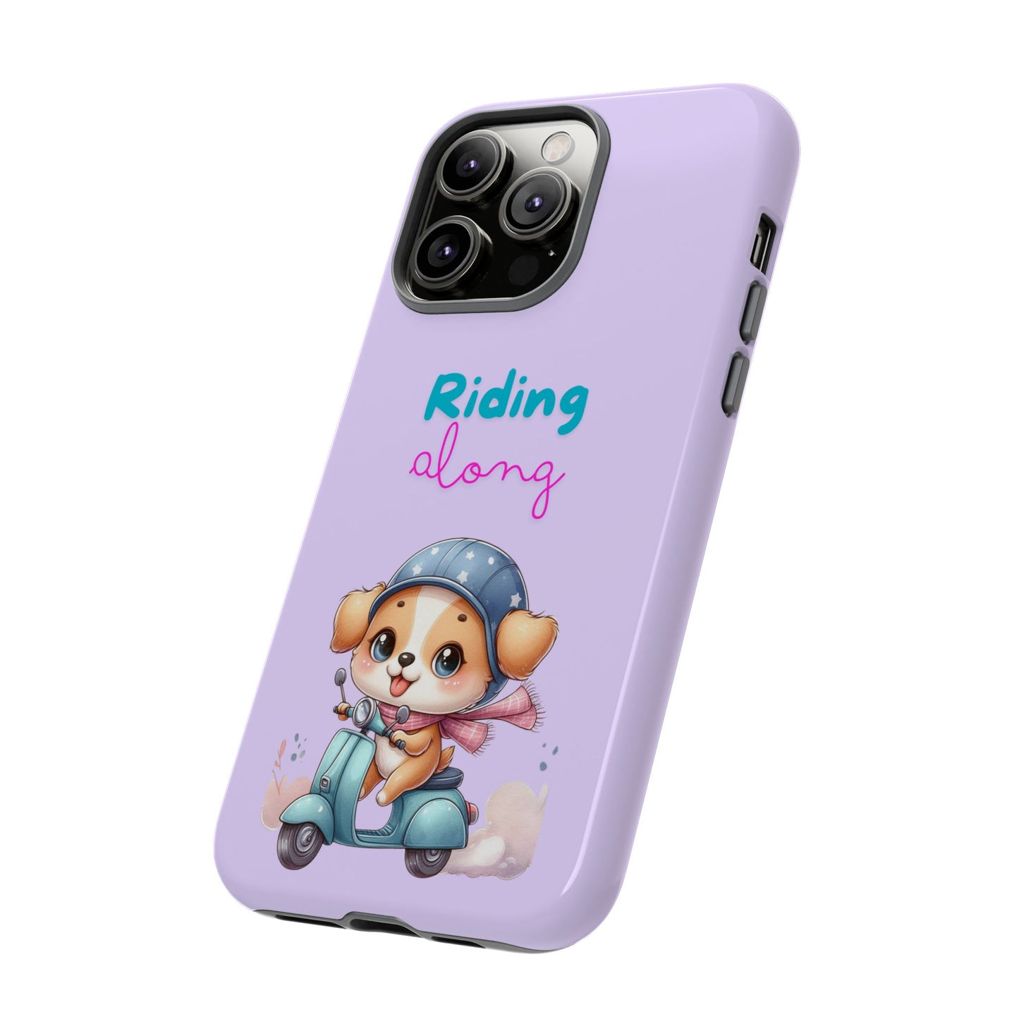 Purple Puppy Phone Case - for Apple, Samsung, and Google Phones