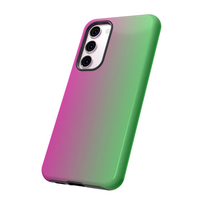 Ombre Pink and Green Phone Case - for Apple, Samsung, and Google Phones