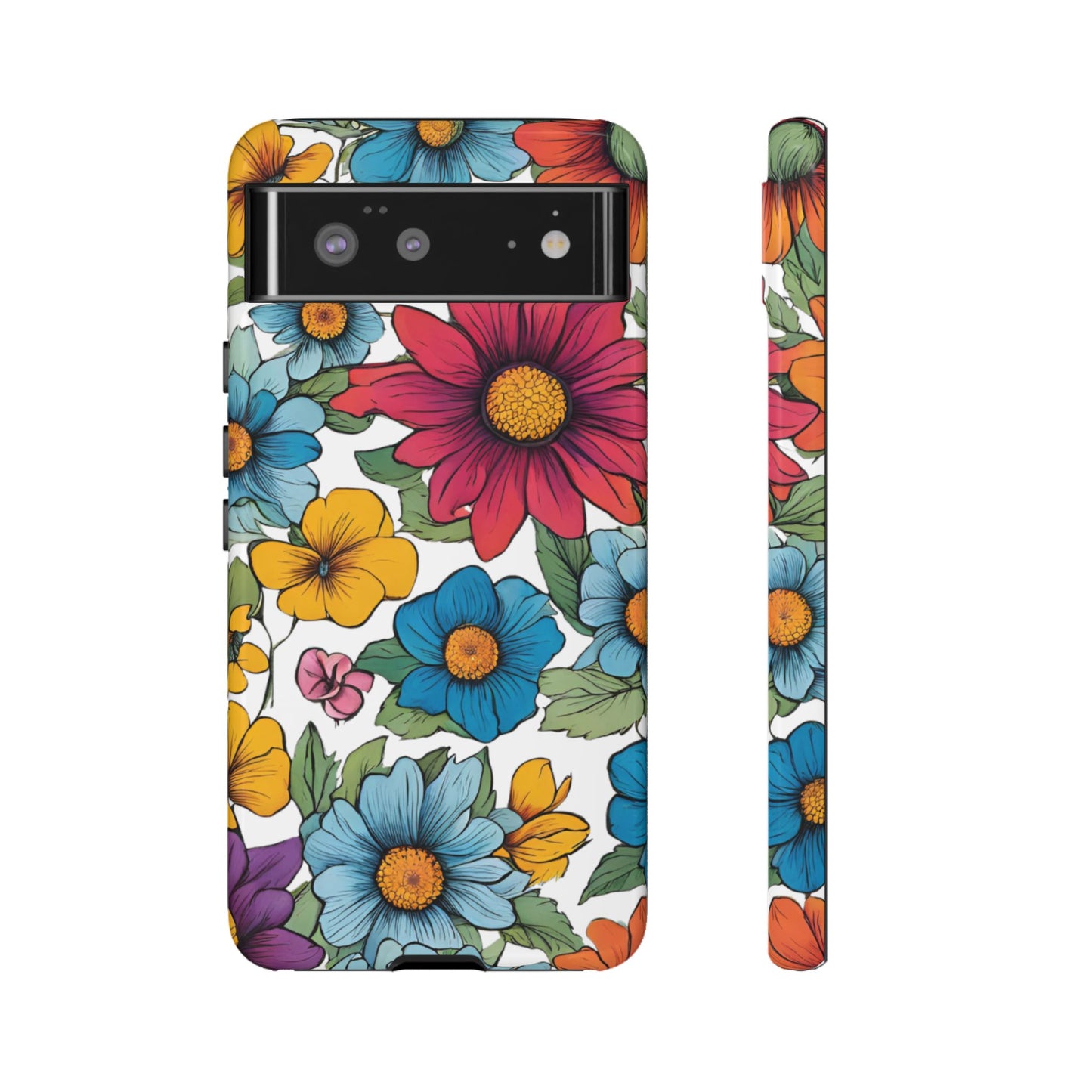 Floral Phone Case - for Apple, Samsung, and Google Phones