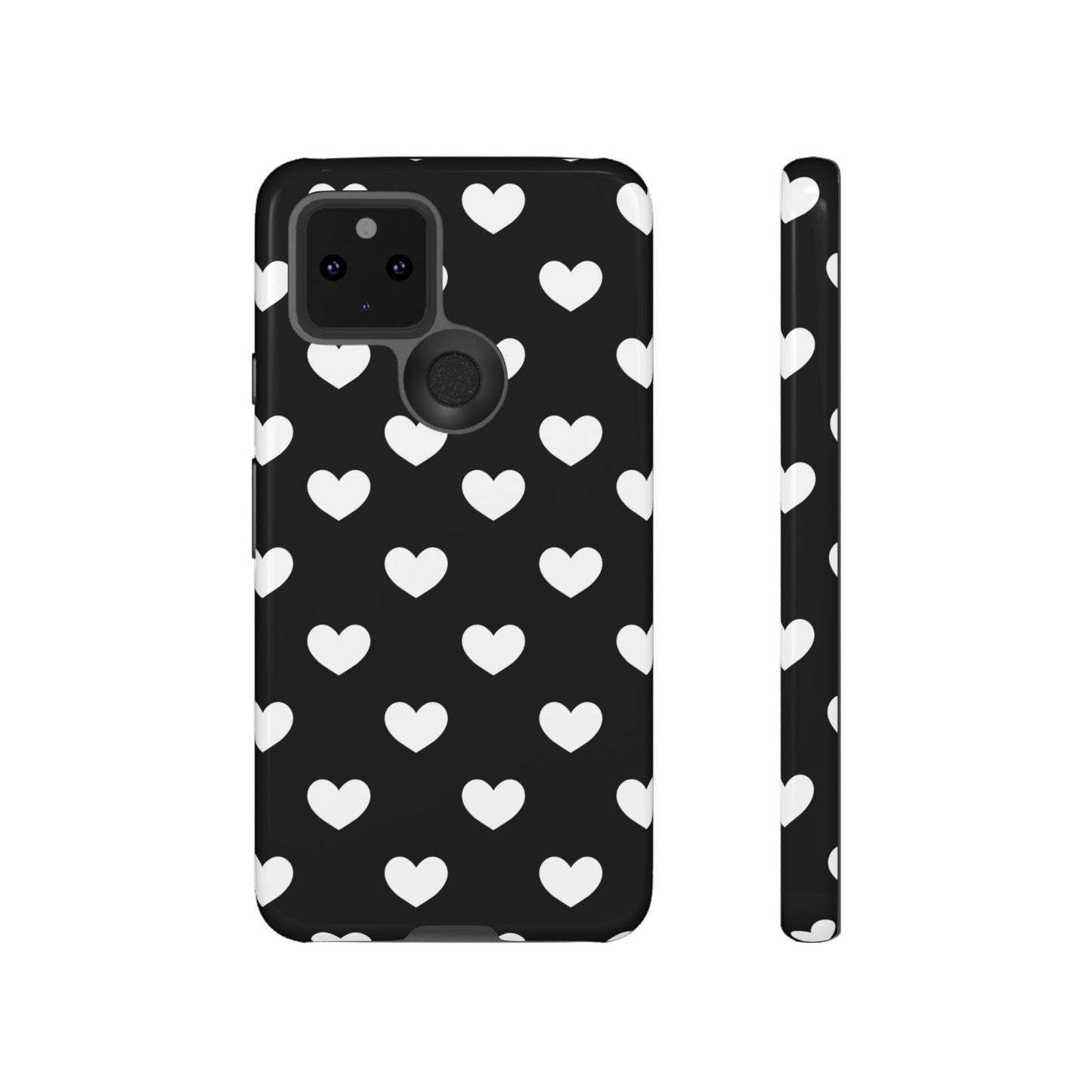 White Heart Phone Case - for Apple, Samsung, and Google Phones