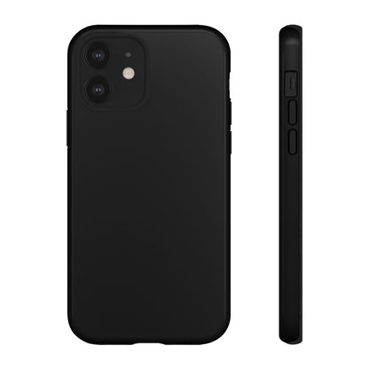 Black Phone Case - for Apple, Samsung, and Google Phones