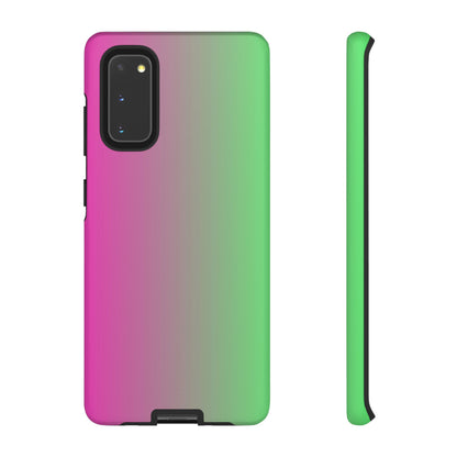 Ombre Pink and Green Phone Case - for Apple, Samsung, and Google Phones