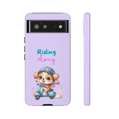 Purple Puppy Phone Case - for Apple, Samsung, and Google Phones