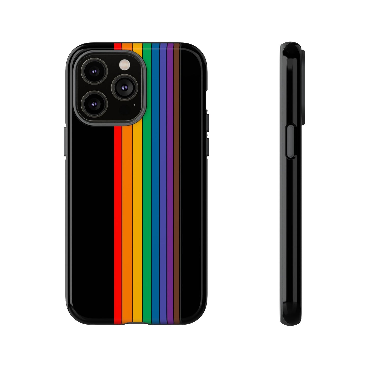 Rainbow Stripe Phone Case - for Apple, Samsung, and Google Phones