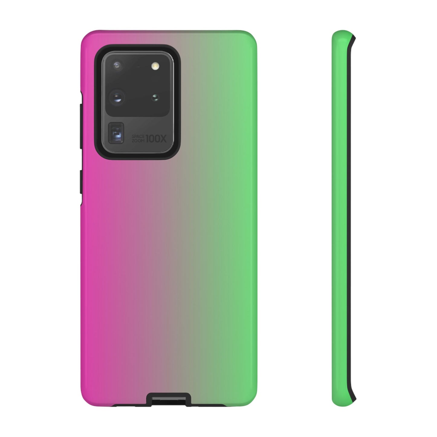 Ombre Pink and Green Phone Case - for Apple, Samsung, and Google Phones