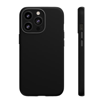 Black Phone Case - for Apple, Samsung, and Google Phones