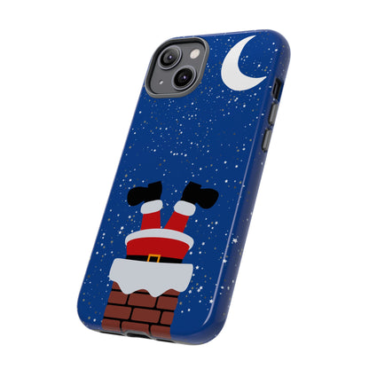 Stuck Santa Phone Case - for Apple, Samsung, and Google Phones