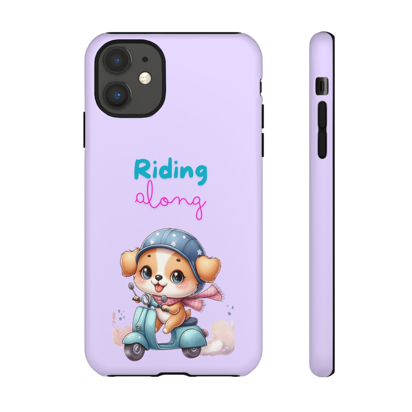 Purple Puppy Phone Case - for Apple, Samsung, and Google Phones