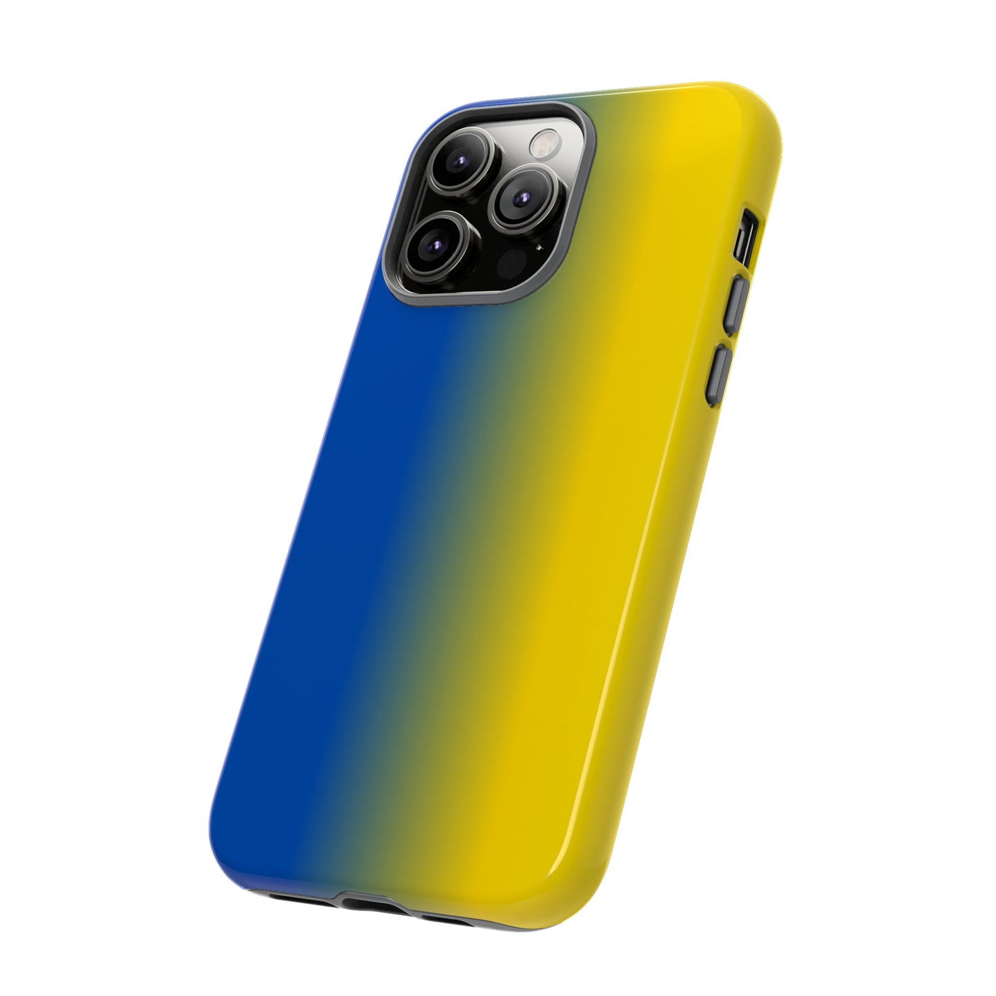 Ombre Blue and Gold Phone Case - for Apple, Samsung, and Google Phones