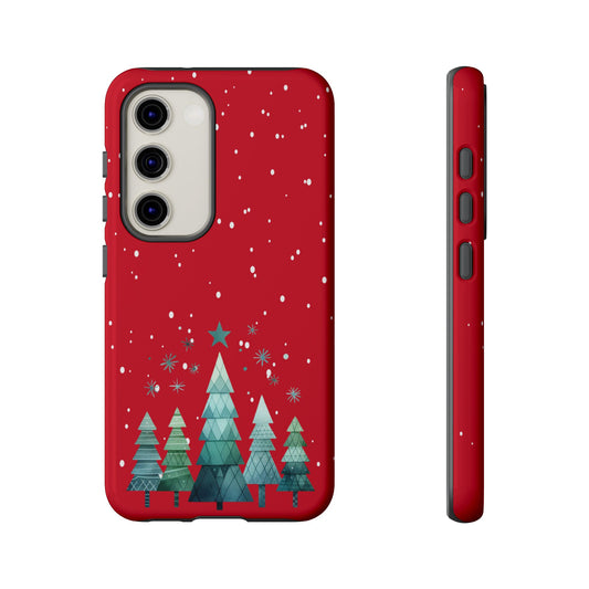 Christmas Pines Phone Case - for Apple, Samsung, and Google Phones