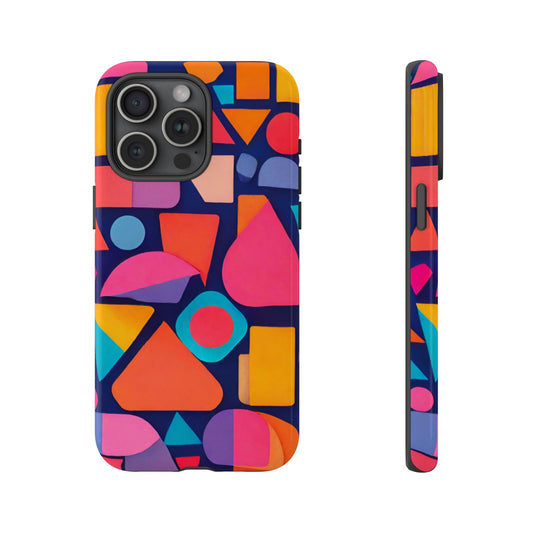 Abstract Geometric Shapes Phone Case - for Apple, Samsung, and Google Phones