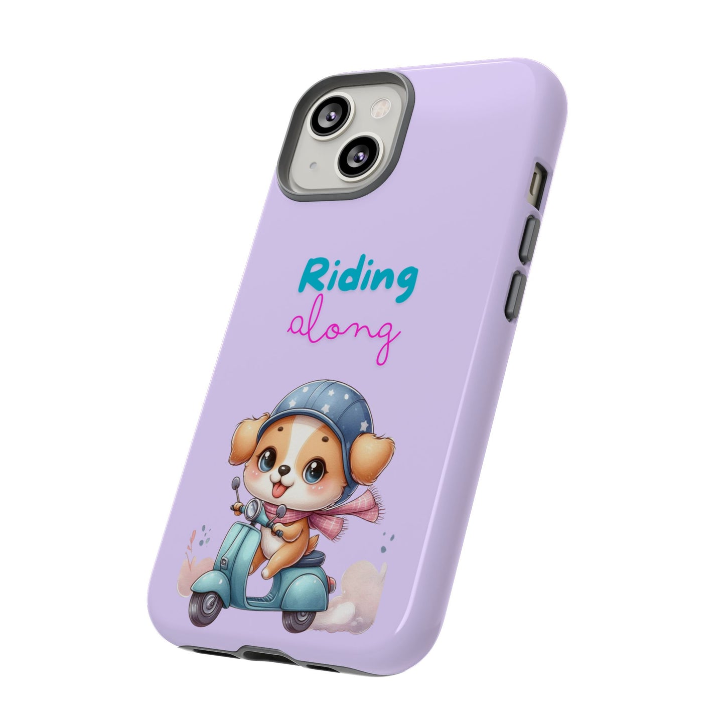 Purple Puppy Phone Case - for Apple, Samsung, and Google Phones