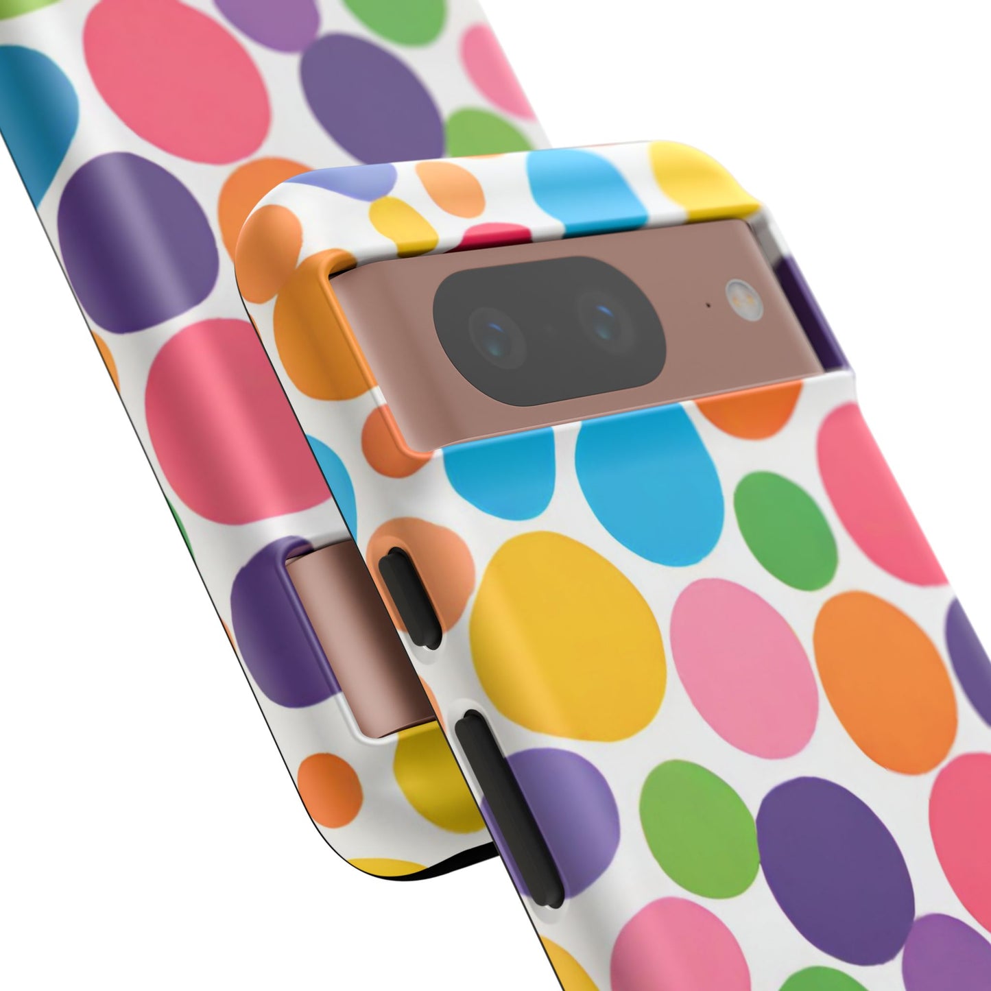 Multicolored Polka Dot Phone Case - for Apple, Samsung, and Google Phones