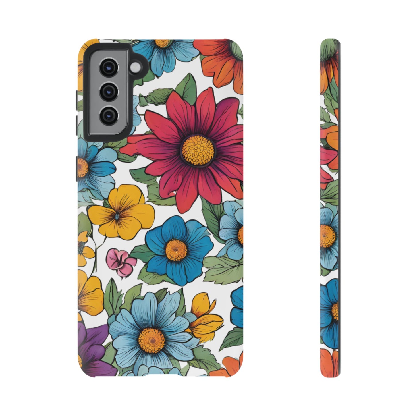 Floral Phone Case - for Apple, Samsung, and Google Phones