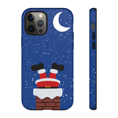 Stuck Santa Phone Case - for Apple, Samsung, and Google Phones