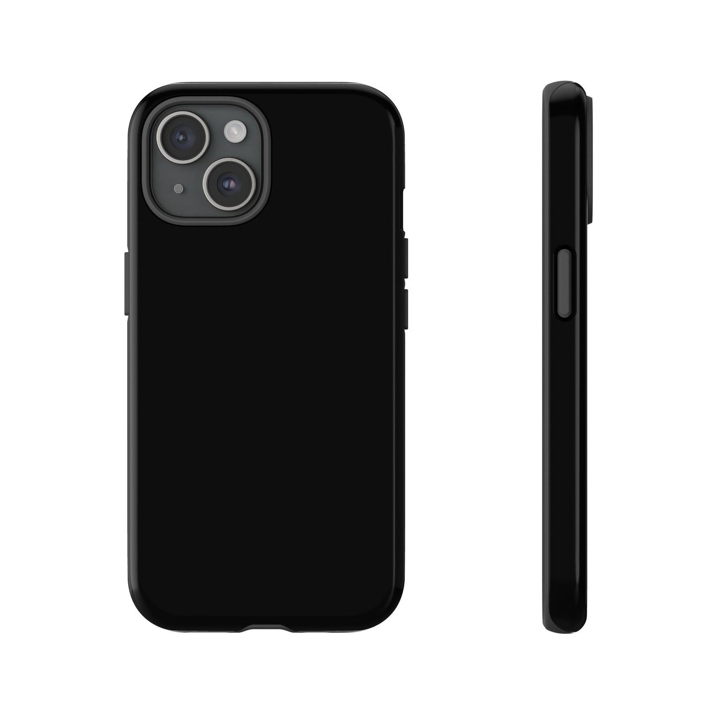 Black Phone Case - for Apple, Samsung, and Google Phones