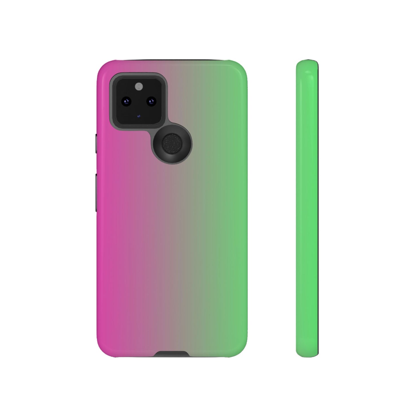 Ombre Pink and Green Phone Case - for Apple, Samsung, and Google Phones